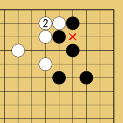 囲碁のアテコミの例